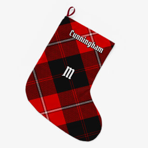 Clan Cunningham Tartan Großer Weihnachtsstrumpf