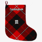 Clan Cunningham Tartan Großer Weihnachtsstrumpf (Vorderseite)