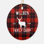 Clan Cunningham tartan kariert schottisches Muster Keramik Ornament (Links)