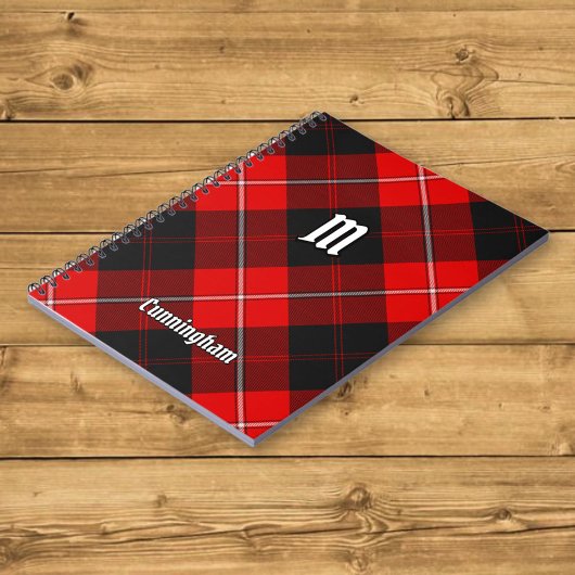 Clan Cunningham Tartan Notizblock