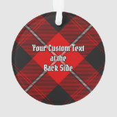 Clan Cunningham Tartan Ornament (Rückseite)