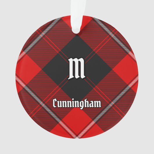 Clan Cunningham Tartan Ornament (Vorderseite)