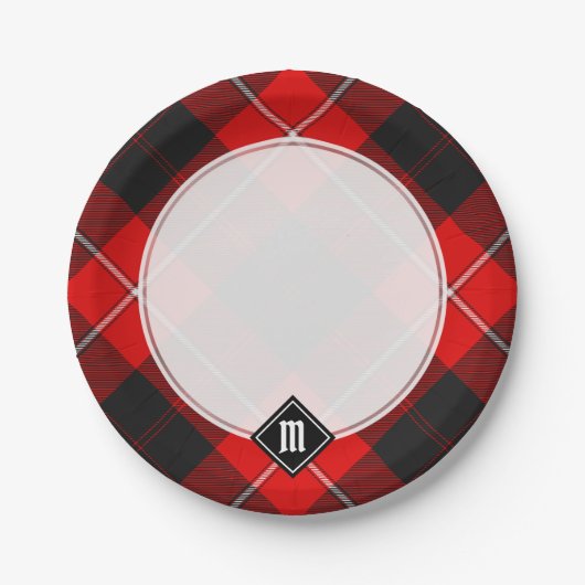 Clan Cunningham Tartan Pappteller (Vorderseite)