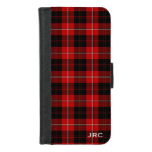 Clan Cunningham Tartan Scottish Kariert Monogram
