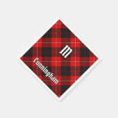 Clan Cunningham Tartan Serviette (Ecke)
