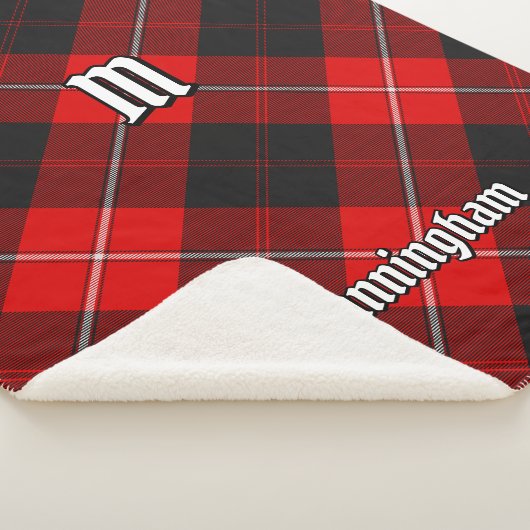 Clan Cunningham Tartan Sherpadecke (3/4)