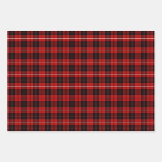 Clan Cunningham Tartan Variationen Geschenkpapier Set (Vorderseite 2)