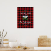 Clan Cunninghams Old Finlaystone Coffee Co. Poster (Küche)