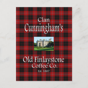 Clan Cunninghams Old Finlaystone Coffee Co. Postkarte