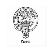 Clan Currie Lion Wappen Rubber Briefmarke Gummistempel (Prägung)