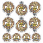 Clan Currie Lion Wappen Sticker Set (Vorderseite)