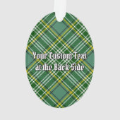 Clan Currie Lion Wappen über Tartan Ornament (Rückseite)