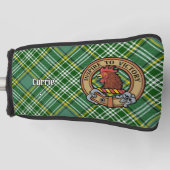 Clan Currie Rooster Wappen über Tartan Golf Head C Headcover (Vorderseite)