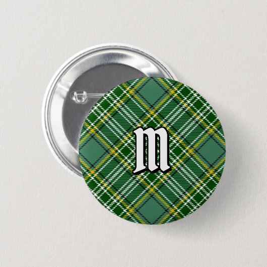 Clan Currie Tartan Button (Vorne & Hinten)