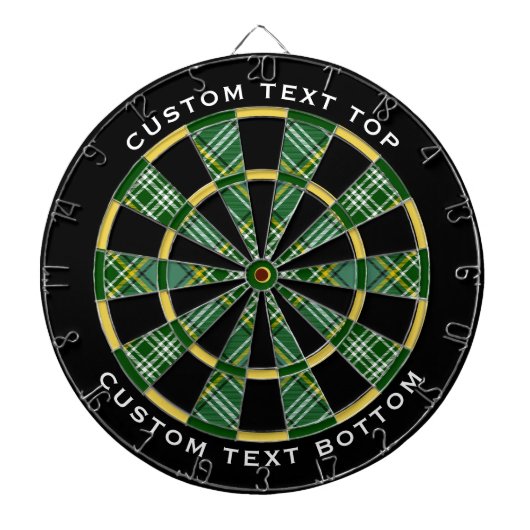 Clan Currie Tartan Dartscheibe (vorne)