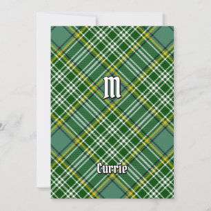 Clan Currie Tartan Einladung