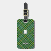 Clan Currie Tartan Gepäckanhänger (Vorderseite vertikal)