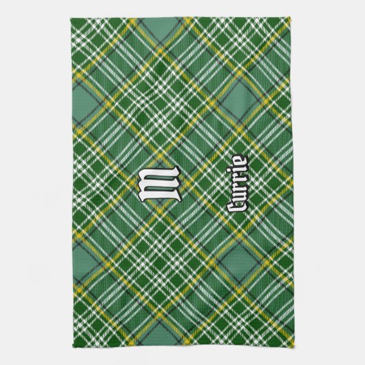 Clan Currie Tartan Geschirrtuch (Vertikal)