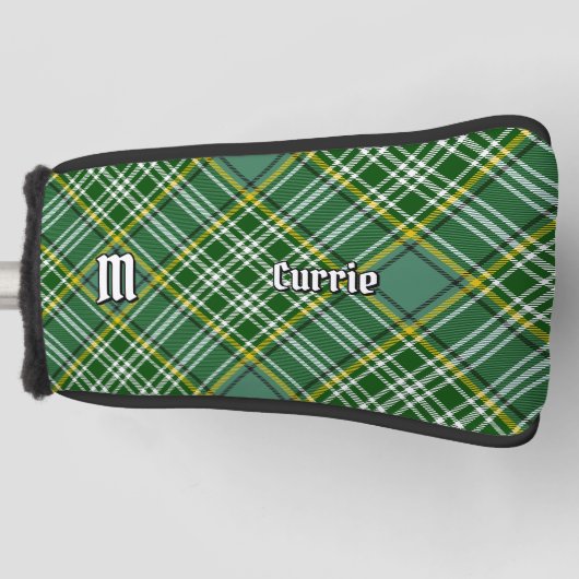 Clan Currie Tartan Golf Headcover (Vorderseite)