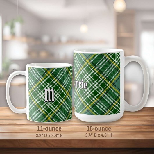 Clan Currie Tartan Kaffeetasse