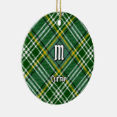 Clan Currie Tartan Keramik Ornament (Rechts)