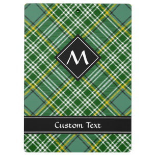 Clan Currie Tartan Klemmbrett