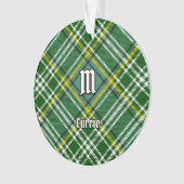 Clan Currie Tartan Ornament (Vorderseite)
