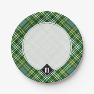 Clan Currie Tartan Pappteller
