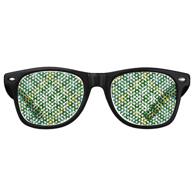 Clan Currie Tartan Partybrille (Vorderseite)