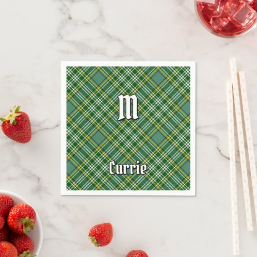 Clan Currie Tartan Serviette (Beispiel)