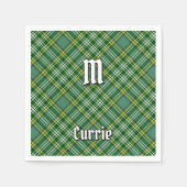 Clan Currie Tartan Serviette (Vorderseite)