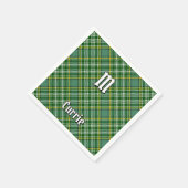 Clan Currie Tartan Serviette (Ecke)