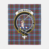 Clan Dalmahoy Tartan Kariert Fleecedecke (Vorderseite)