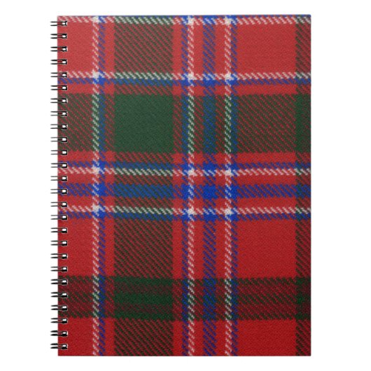 Clan Dalzell Tartan Notizblock (Vorderseite)