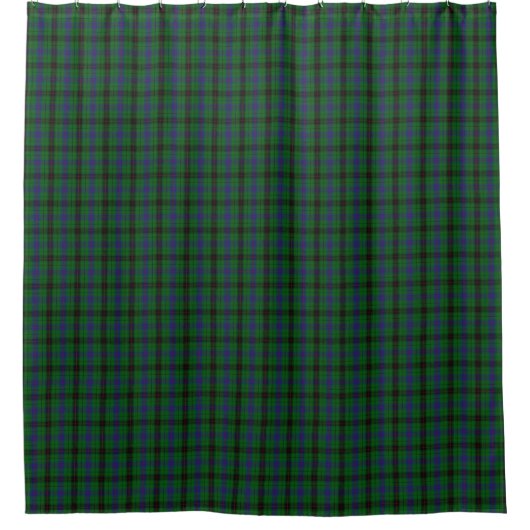 Clan Davidson Classic Scottish Tartan Duschvorhang (Vorderseite)
