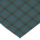 Clan Davidson Dark Green und Blue Scottish Tartan Kurzer Tischläufer (Ecke)