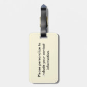 Clan Davidson Gepäckanhänger (Rückseite vertikal)