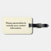 Clan Davidson Gepäckanhänger (Rückseite horizontal)