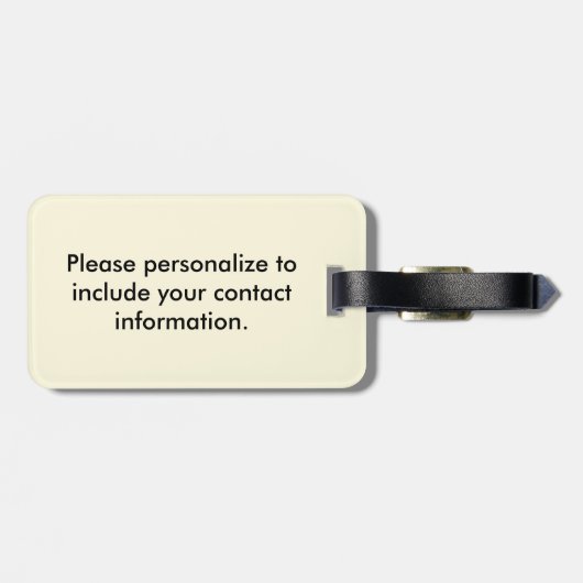 Clan Davidson Gepäckanhänger (Rückseite horizontal)