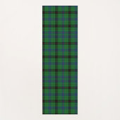 Clan Davidson Kariert Black Green Karo Tartan Yogamatte (Vorderseite)