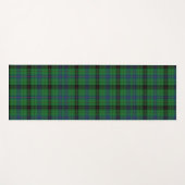 Clan Davidson Kariert Black Green Karo Tartan Yogamatte (Vorderseite (Horizontal))