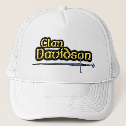 Clan Davidson Scottish Inspiration Truckerkappe (Vorderseite)