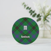 Clan Davidson Tartan Einladung (Stehend Vorderseite)