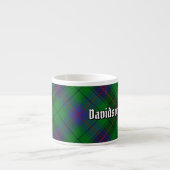 Clan Davidson Tartan Espressotasse (Vorderseite)