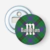 Clan Davidson Tartan Flaschenöffner (Vorderseite)