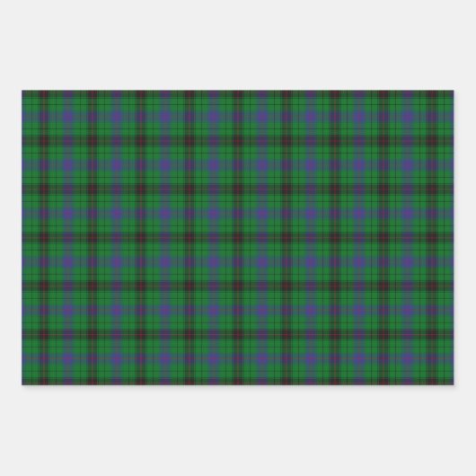 Clan Davidson Tartan Geschenkpapier Set (Vorderseite)