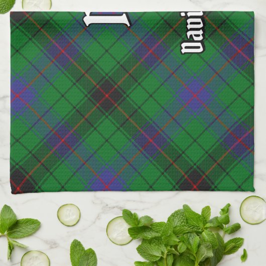 Clan Davidson Tartan Geschirrtuch (Gefaltet)