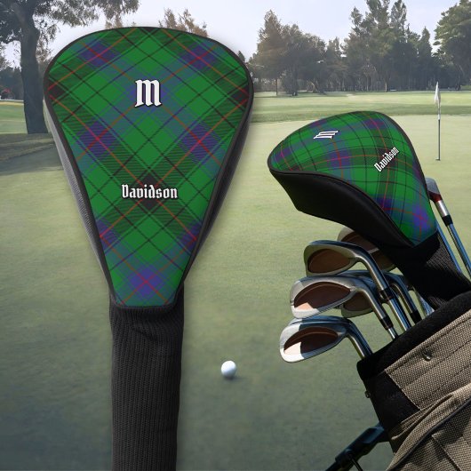 Clan Davidson Tartan Golf Headcover