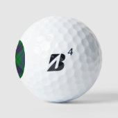 Clan Davidson Tartan Golfball (Logo)