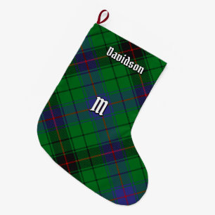 Clan Davidson Tartan Großer Weihnachtsstrumpf